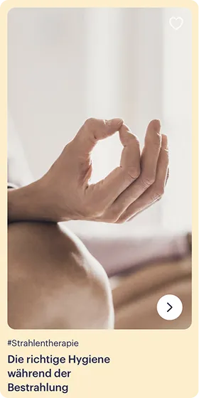 Begleitender Inhalt mit praktischen Hinweisen und achtsamen Impulsen zur Unterstützung während der Behandlung.